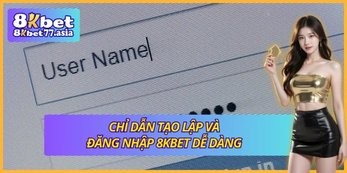 Hướng dẫn đăng ký và đăng nhập 8KBET trong vài phút